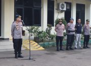 Kapolsek Tambun Selatan Dampingi Kapolres Metro Bekasi Pimpin Apel dan Tinjau Kesiapan Polsek