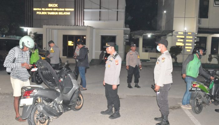 Cegah Gangguan Kamtibmas, Polsek Tambun Selatan Intensifkan OKJ dan Patroli Biru