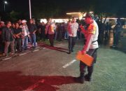 Polsek Pebayuran Berangkatkan 400 Orang Warga ke Silang Monas untuk Peringati HUT Bhayangkara ke-79