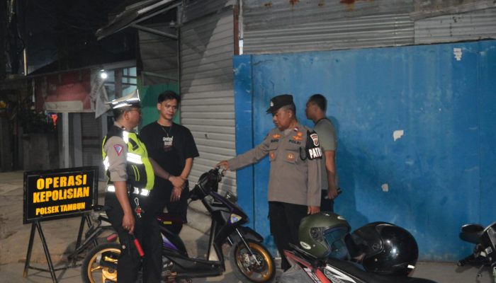 Polsek Tambun Selatan Gencarkan Operasi Kejahatan Jalan dan Patroli Biru Saat Libur Sekolah