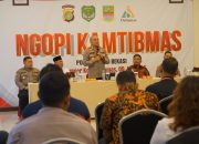 Kapolres Metro Bekasi Gelar Ngopi Kamtibmas Bersama Pengelola Kawasan dan Tokoh Masyarakat Deltamas