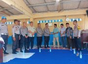 Ajak Anggota Untuk Bantu Pembangunan Masjid,Kapolsek Serang Baru Menyerahkan Hasil Bantuan Kepada Panitia Pembangunan Masjid Nurul Janah