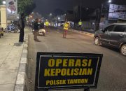 Polsek Tambun Selatan Gelar Operasi Kejahatan Jalanan dan Patroli Mobile, 6 Sepeda Motor Diamankan