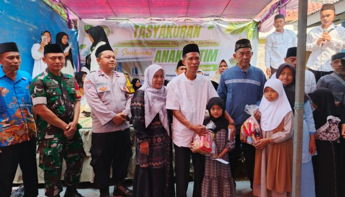Rampungnya Pembangunan Majelis Ta’lim Al-Furqon, Warga Desa Sumberurip Menggelar Acara Tasyakuran