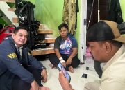 Bentuk Kepedulian, Kanit Reskrim Polsek Pebayuran Jenguk Anggota Yang Sedang Sakit