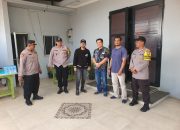 Polsek Kedung Waringin melakukan pengamanan Ibadah Minggu “Kebaktian Rutin Umat Nasrani”