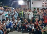 Patroli Skala Besar di Serang Baru, Polsek Bersama TNI, Pol PP, Ormas dan Masyarakat Antisipasi Kelompok Anarko
