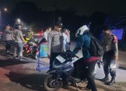 Cegah Aksi Kriminal Pada Jam Malam, Polsek Serang Baru Adakan Razia, Dua Motor Tanpa Documen Diamankan