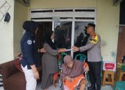 Bakti Sosial Polres Metro Bekasi, Kursi Roda Jadi Harapan Baru bagi Lansia Yang Patah Tulang Panggul