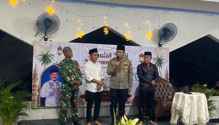 Kapolsek Cikarang Pusat Hadiri Peringatan Maulid Nabi Muhammad SAW 1447 H di Perum Puri Sentosa Berjalan Khidmat