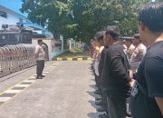 Aksi Unjuk Rasa Karang Taruna Wibawa Mukti di PT Taekyung Berjalan Kondusif, Polisi Kawal Ketat
