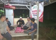 Kapolsek Serang Baru Gelar Ngopi Kamtibmas Bersama Warga di Poskamling