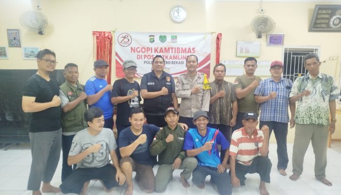 Polsek Tambun Selatan Gelar Ngopi Kamtibmas di Enam Titik, Warga Sampaikan Aspirasi Langsung