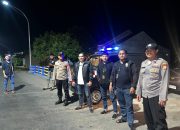 Kanit Reskrim Polsek Pebayuran Pimpin Patroli Biru Skala Besar, Antisipasi 3C dan Tawuran Remaja