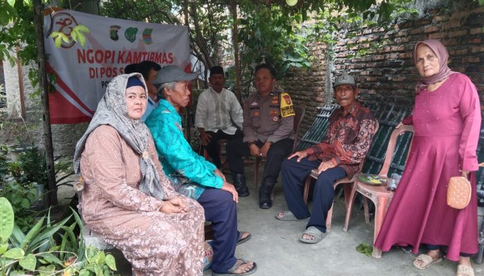Ngopi Kamtibmas, Polsek Cikarang Pusat Pererat Silaturahmi dengan Warga Pasirtanjung
