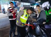 Polsek Serang Baru Gelar Razia Antisipasi Tawuran, Geng Motor, dan Kriminal Jalanan