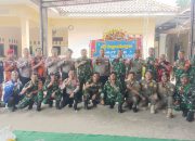 TNI-Polri dan Pemerintahan Kecamatan Serang Baru Bersinergi dalam Peringatan HUT TNI ke-80