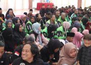 Do’a Bersama Komunitas Ojek Online Dan Santunan Anak Yatim, Wujud Kepedulian Polres Metro Bekasi Dan Sinergi Dalam Menuju Bekasi Aman