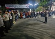 Polsek Serang Baru Adakan Apel Gabungan Skala Besar 3 Pilar, Kapolsek Ajak Jaga Kondusifitas Wilayah