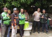 Ngopi Kamtibmas, Kapolsek Sukatani Jalin Keakraban dengan Komunitas Ojek Online