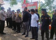 Polsek Sukatani Gelar Apel Pelayanan Pujawali IX Parahyangan Agung Jagatnatha Pasundan