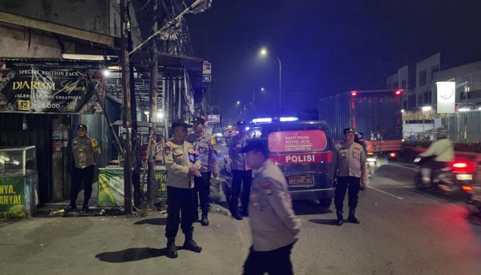 Patroli Mobile Polsek Tambun Selatan Perketat Keamanan pada Dini Hari