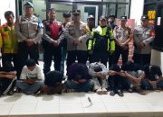 Patroli Polsek Serang Baru Amankan Celurit dari Sekelompok Remaja Diduga Akan Tawuran