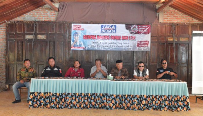 Aliansi Ormas Bekasi Deklarasi Jaga Kabupaten Bekasi, Rembug Bareng Ormas dan LSM