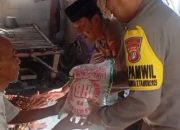 Polsek Sukatani Gelar “Jumat Peduli”, Bagikan Sembako untuk Warga Lansia di Sukamakmur