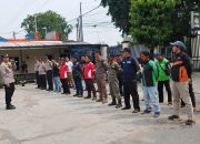 Perkuat Sinergi Jaga Kamtibmas Masyatakat, Kapolsek Sukatani Gelar Apel Gabungan