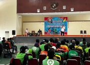 Ratusan Ojol Daftar BPJS Ketenagakerjaan di Balai Kota Depok
