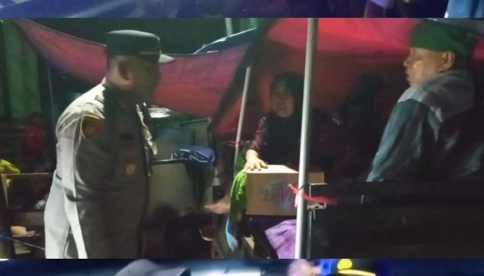 Uluran Tangan Polsek Kedung Waringin untuk Warga Terdampak Banjir
