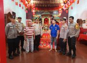 Kapolsek Cikarang Utara Cek Kesiapan Pengamanan Imlek 2577 Kongzili, di Klenteng Tek Seng Bio