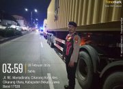 Kontainer Mogok Sebabkan Kemacetan, Polsek Cikarang Utara Respons Cepat Aduan Warga
