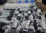 Fantastis….Setelah Kp. Kapling di gerebek…kini Polres Metro Bekasi kembali beraksi dan bongkar Gudang Ratusan Ribu Butir Obat Terlarang di Tambun Selatan
