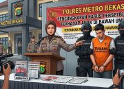 Polres Metro Bekasi Ungkap Kasus Persetubuhan terhadap Anak di Bawah Umur yang Dilakukan Oleh Oknum Pembina Pramuka