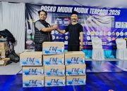 Toko Snack SEGER JAYA Salurkan Berikan Bantuan ke Posko Mudik Kosmi Indonesia