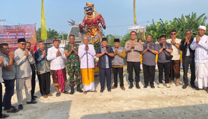 Tawur Agung Kesanga di Sukatani Berlangsung Khidmat dan Kondusif