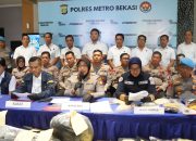 25 Pelaku dan puluhan kendaraan bermotor Kasus Curanmor dan Rumsong Berhasil Diamankan oleh Polres Metro Bekasi dan Polsek jajaran