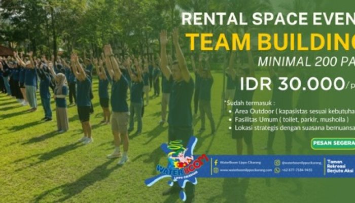 Waterboom Lippo Cikarang Hadirkan Rental Space Team Building Dengan Suasana Outdoor Bernuansa Bali