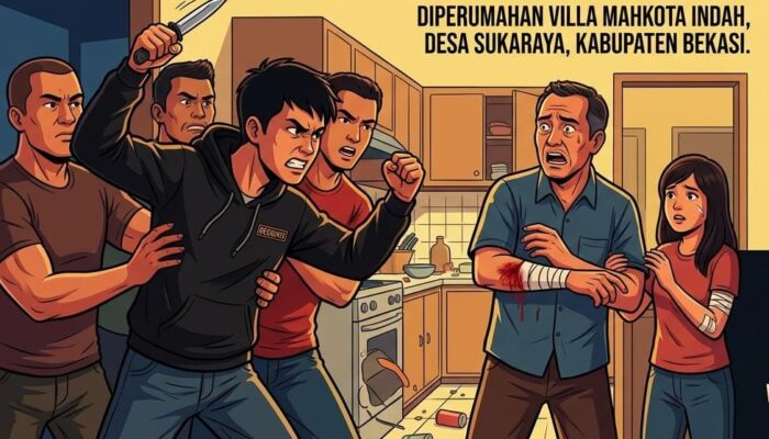 Tidak Terima Dinasehati, Seorang Pemuda Diduga Aniaya Pamannya Sendiri di Wilayah Karangbahagia Kabupaten Bekasi