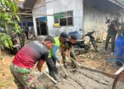 Hari Ke-8 TMMD Ke-129 Satgas Kodim 0509/Kabupaten Bekasi Kebut Pengecoran Jalan Lingkungan Di Desa Wibawamulya Demi Tingkatkan Akses Warga