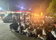Respons Laporan Warga, Polsek Cikarang Utara Ringkus Puluhan Remaja Hendak Tawuran
