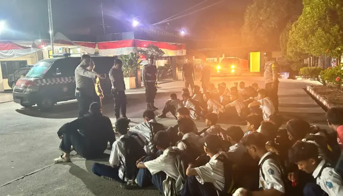 Respons Laporan Warga, Polsek Cikarang Utara Ringkus Puluhan Remaja Hendak Tawuran