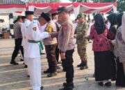 Kapolsek Pebayuran Hadiri Pengukuhan 45 Paskibra Tingkat Kecamatan Pebayuran 2026