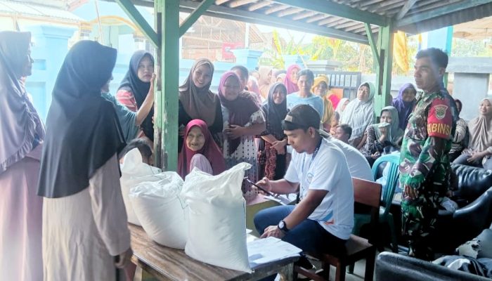 Serentak Satgas Pangan Desa Kertajaya Salurkan Bantuan Pangan 30 Kg untuk Warga, Alokasi Juli-September 2026