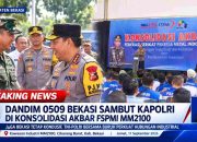 Demi Jaga Bekasi Tetap Kondusif Dandim 0509 Sambut Kapolri Di MM2100