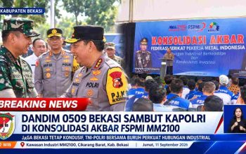 Demi Jaga Bekasi Tetap Kondusif Dandim 0509 Sambut Kapolri Di MM2100