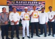 Kanit Reskrim Polsek Pebayuran Monitoring Pleno Penetapan Dan Undian Nomor Urut Calon Kepala Desa Se-kecamatan Pebayuran